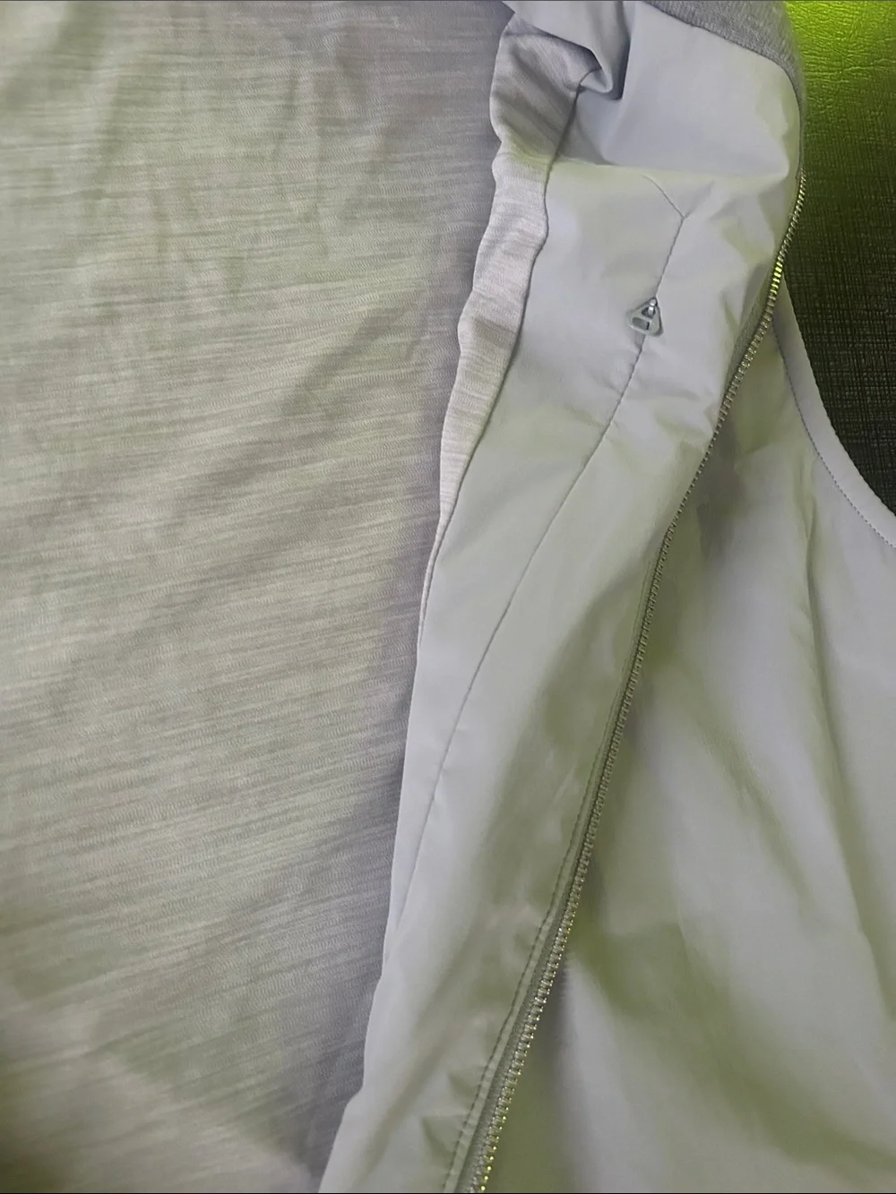Light Gray Peter Millar Men's Medium Zip-Front Vest